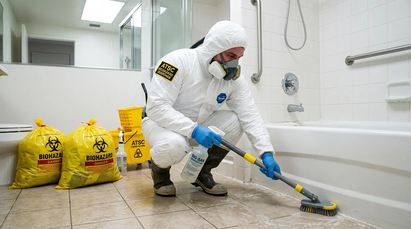 Decontamination equipment deployed for Blood Cleanup in Elgin